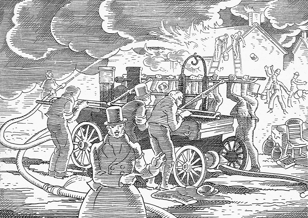 First Firef Engine How the Great Fire of 1849 reshaped Toronto | TVO Today