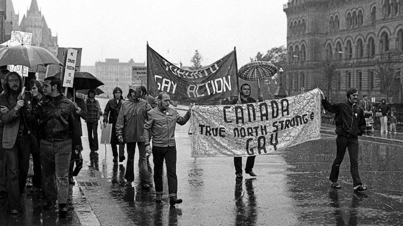 Pin's Ancien 'Pousse Gaie Montréal' – LGBTQ+ Gay Rights Canada – Années 70/80